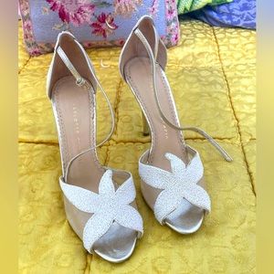 Charolotte Olympia White starfish high heels